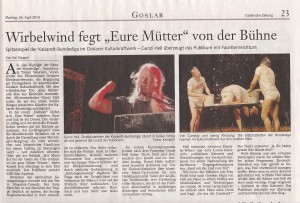 Goslarer Zeitung 26.04.2010 Gunzi Heil_Eure Mütter
